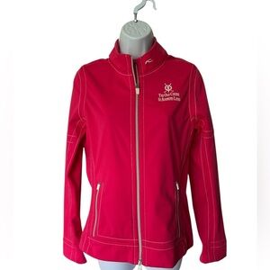 KJUS Ladies Drew Softshell Jacket Pink St Andrews Golf  Excellent Size 36 / S